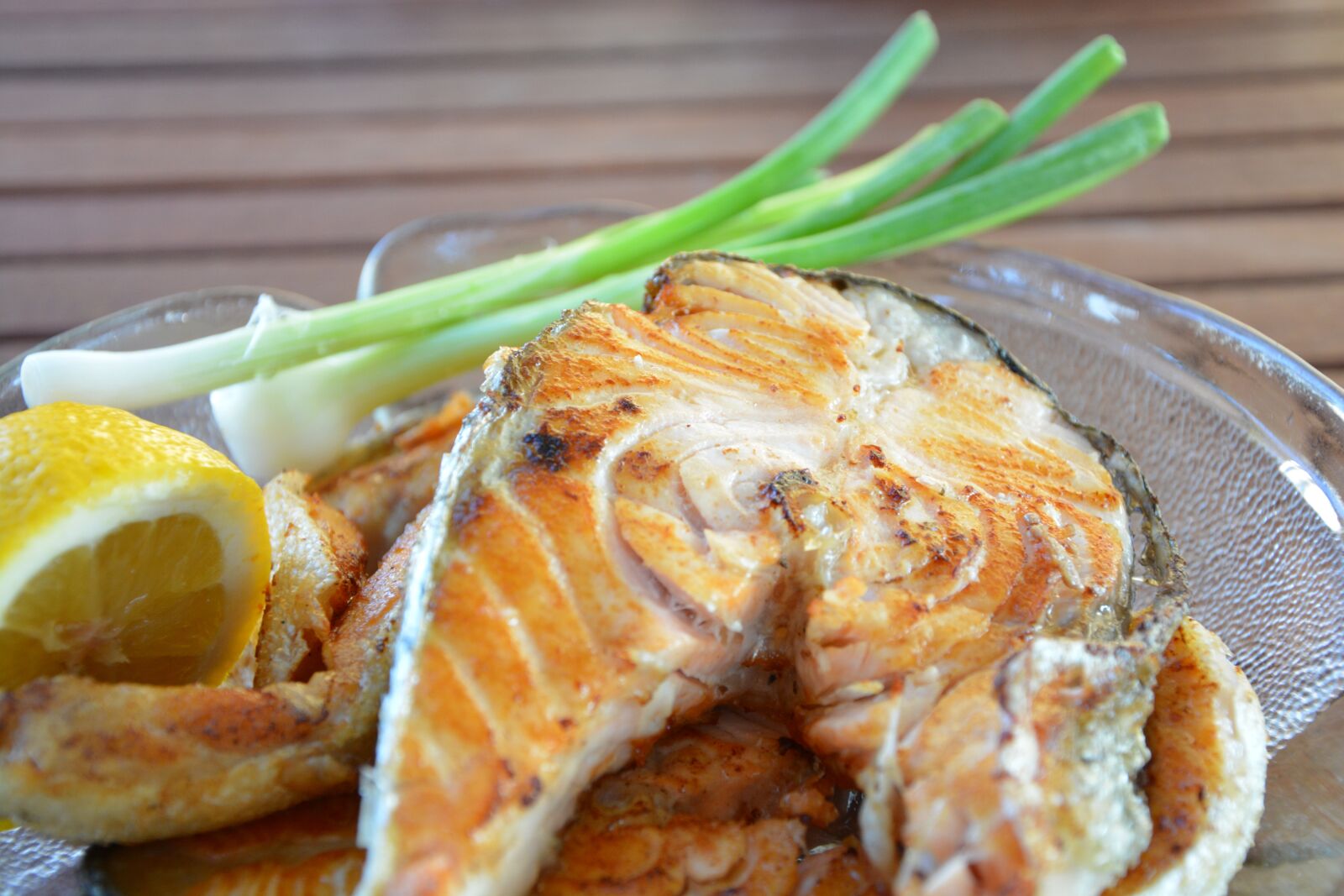 Nikon D5200 sample photo. Fish, grill, healthy photography