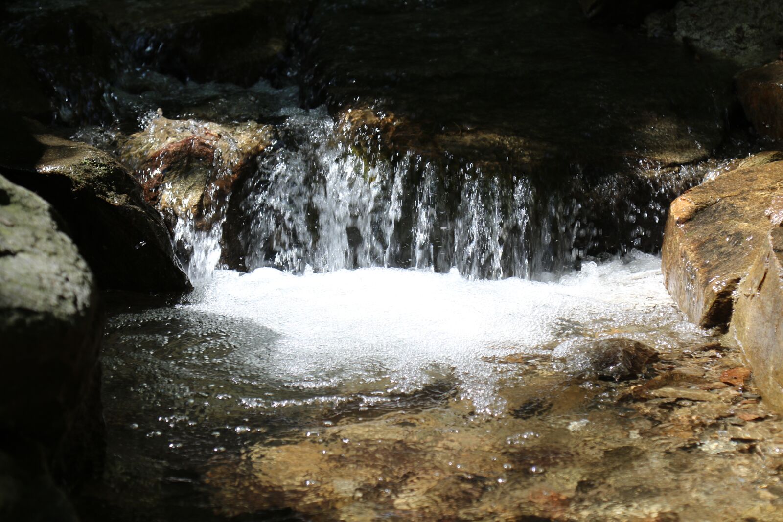 Canon EOS 7D Mark II sample photo. Waterfall, water, the creek photography