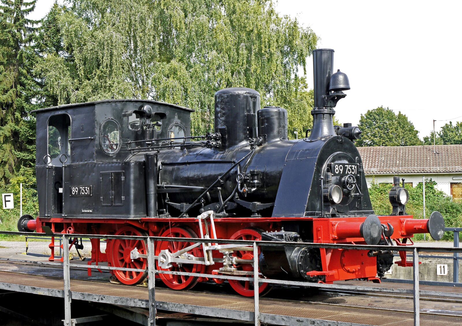 Panasonic Lumix DMC-G1 sample photo. Steam locomotive, a museum photography