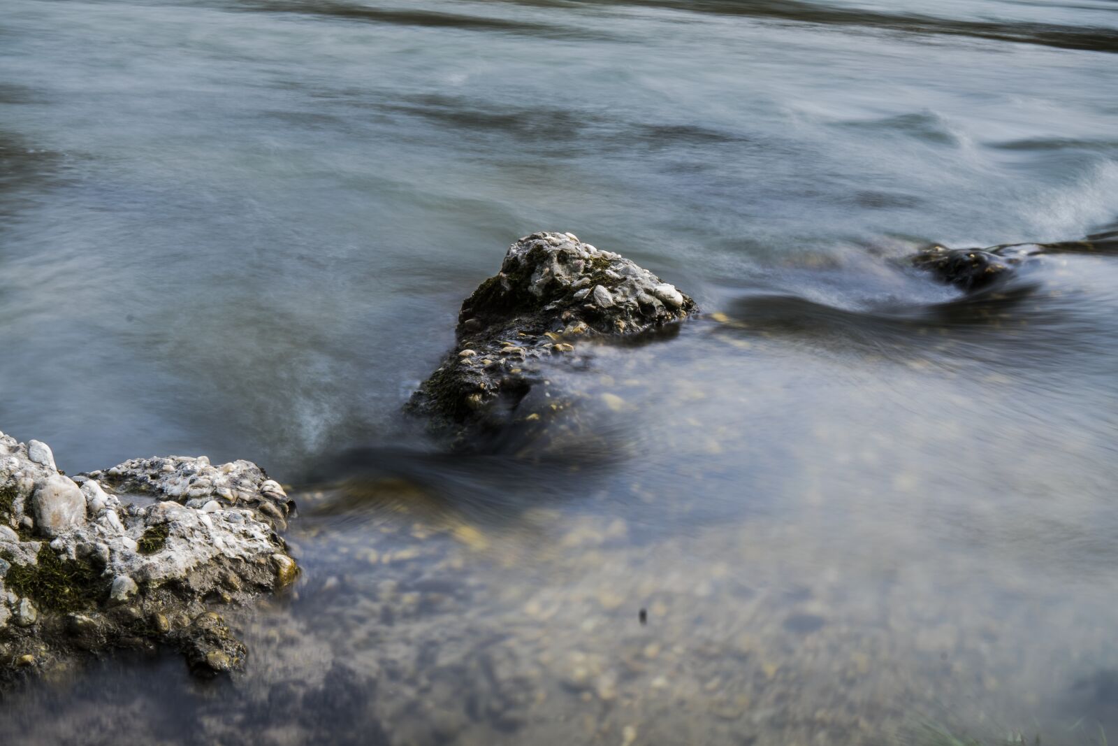 Sigma 30mm F2.8 EX DN sample photo. Water, rock, stone photography