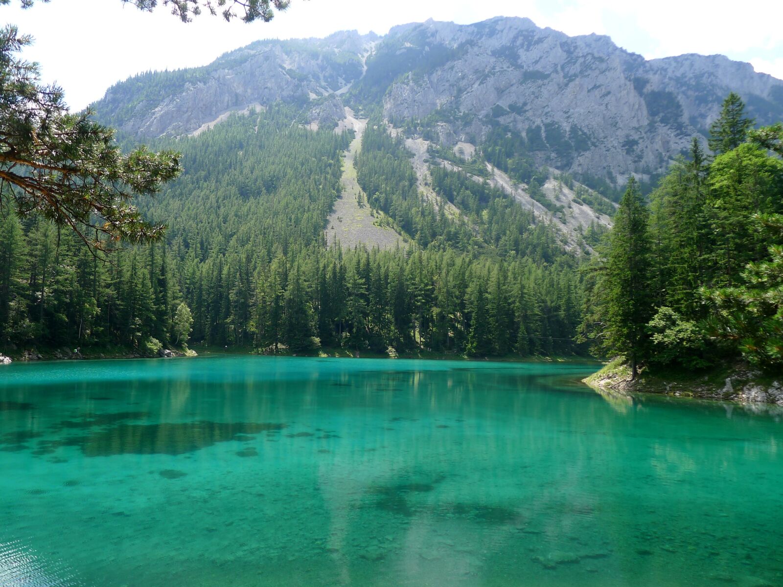 Panasonic Lumix DMC-LX5 sample photo. Green lake, styria-austria, meltwater photography