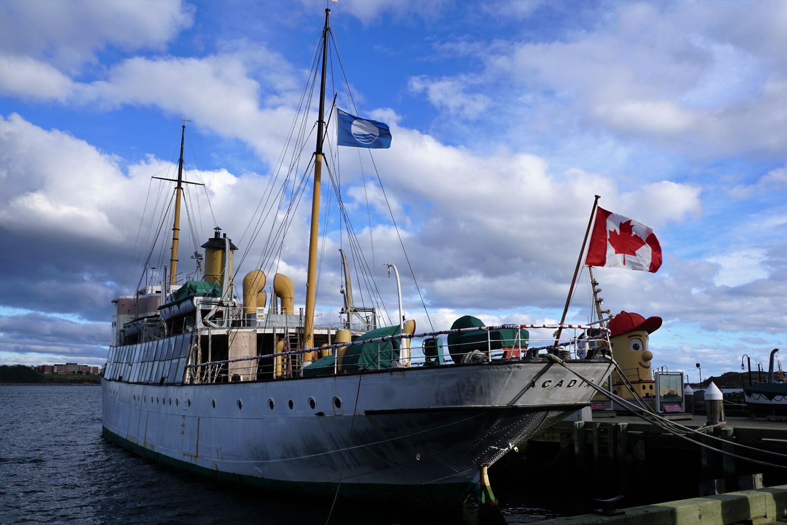 Sony ILCA-77M2 + Sony DT 16-50mm F2.8 SSM sample photo. Boat, canada, halifax sky photography