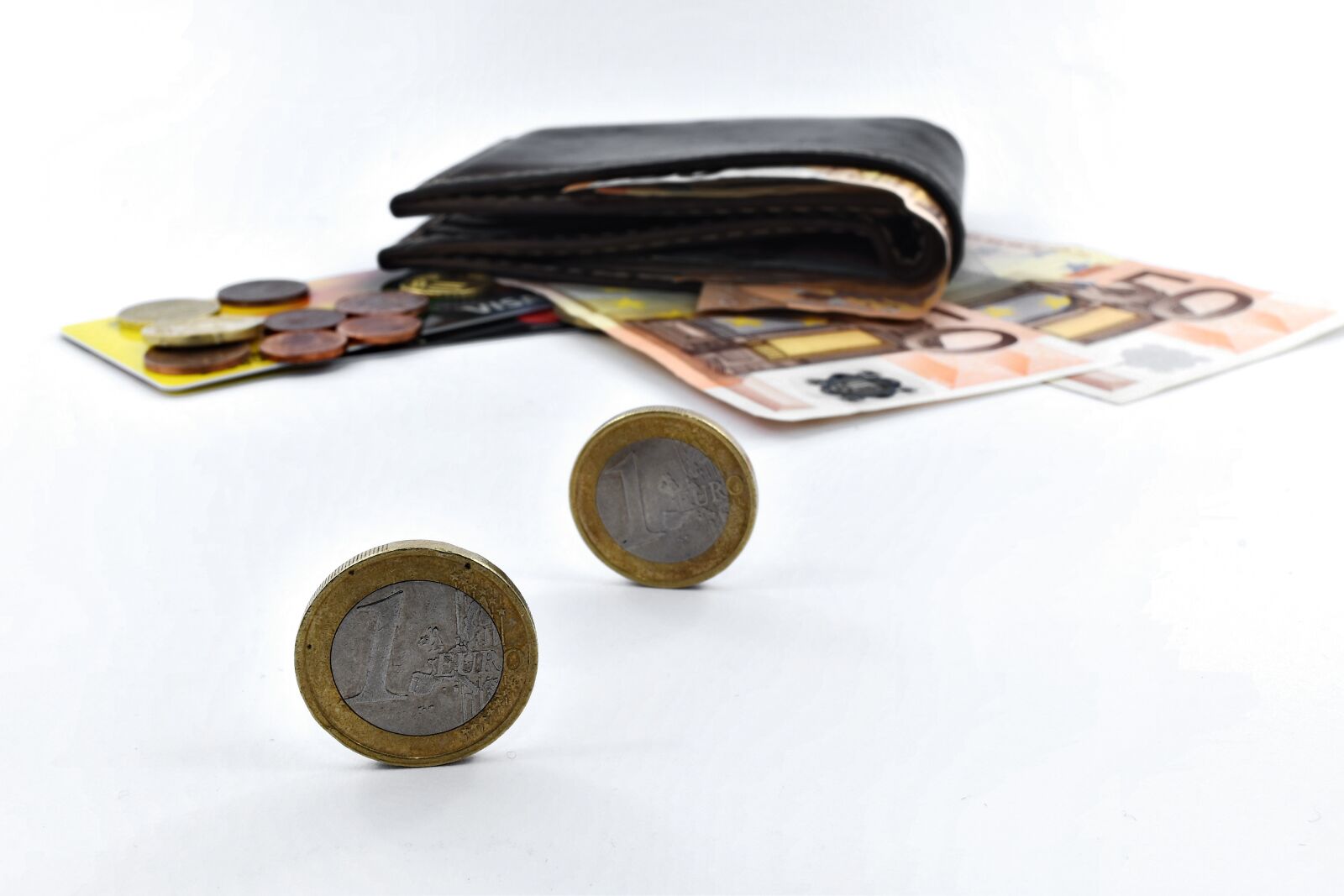Nikon D5500 sample photo. Coins, euro, europe, business photography
