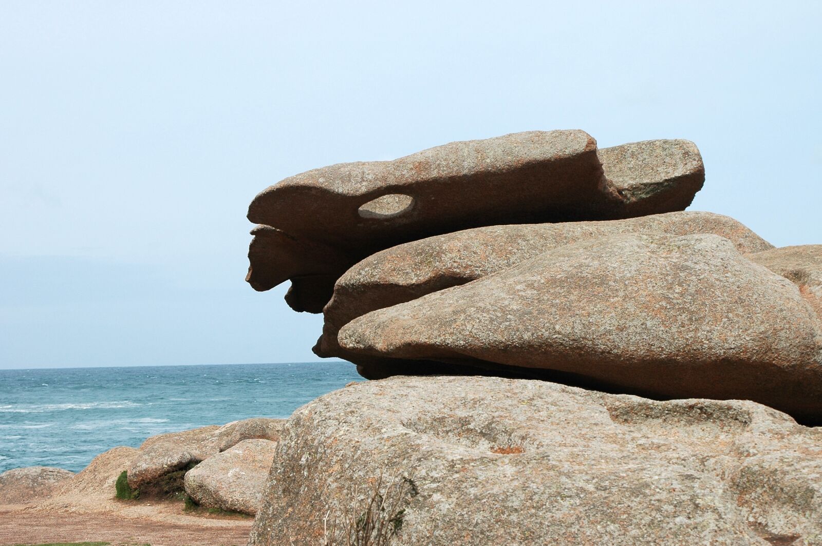 Nikon D70 sample photo. Brittany, coast, france photography