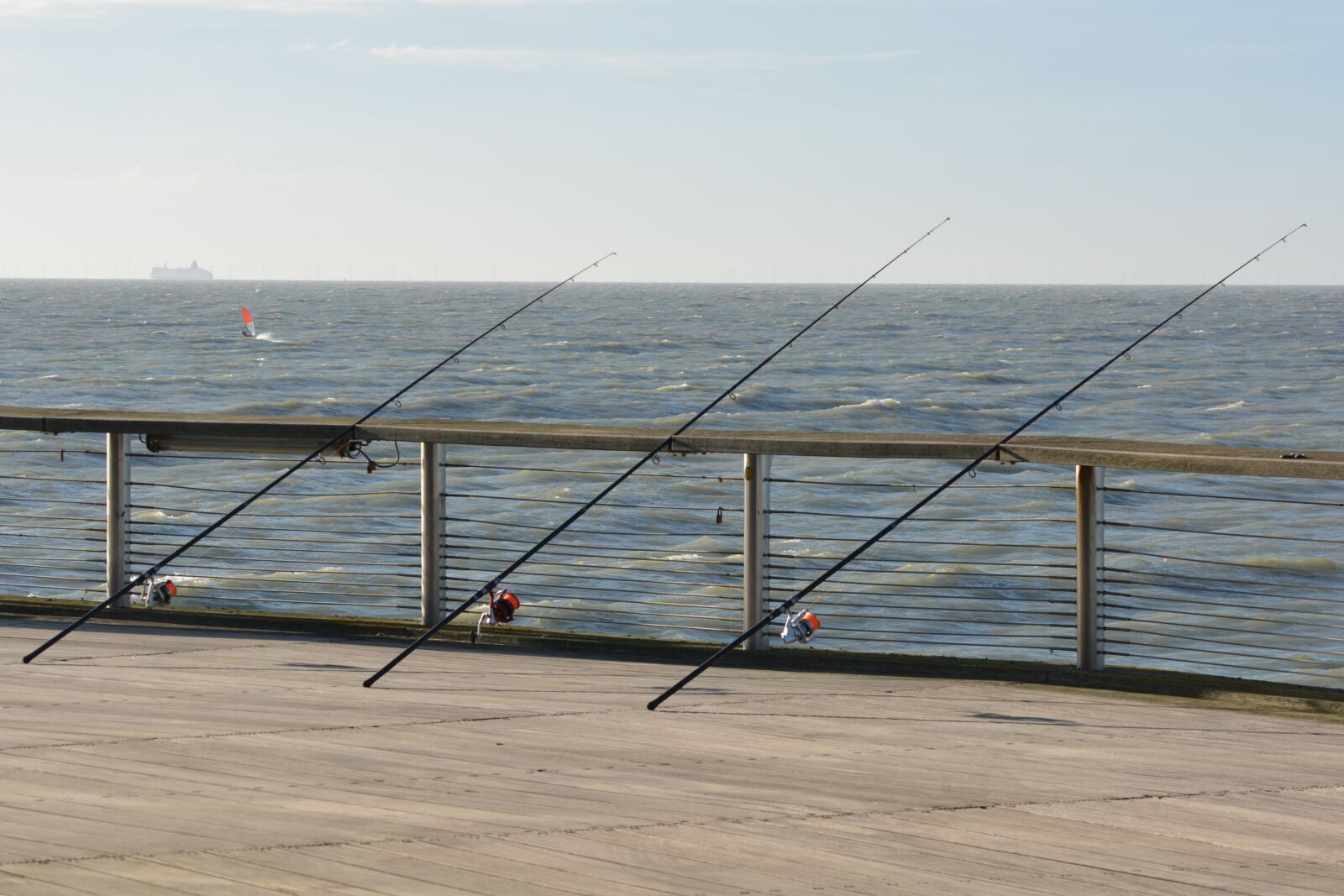 Nikon D5200 sample photo. Fishing rods, sea, fish photography