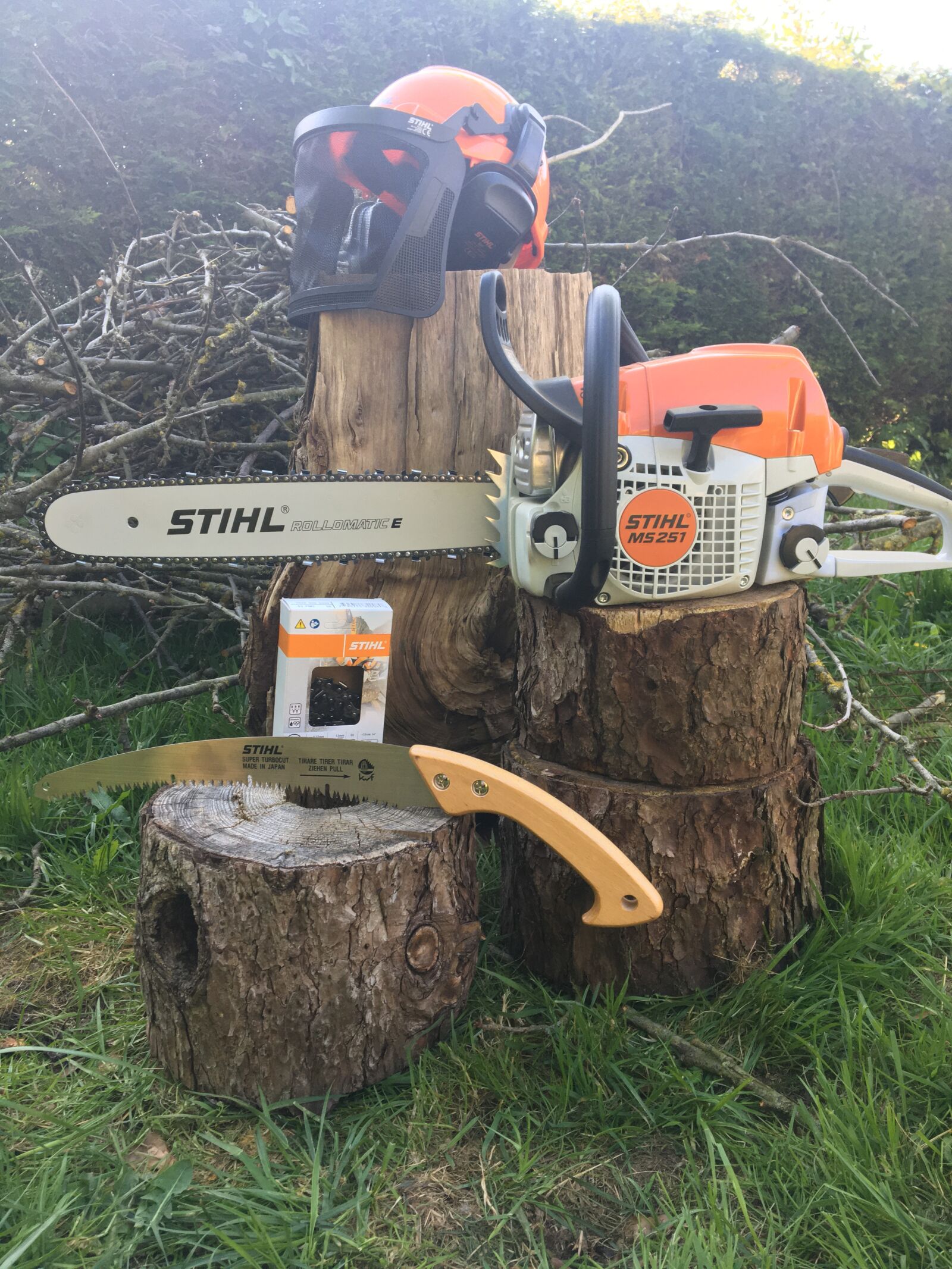 Apple iPhone 6s sample photo. Stihl, chainsaw, saw photography