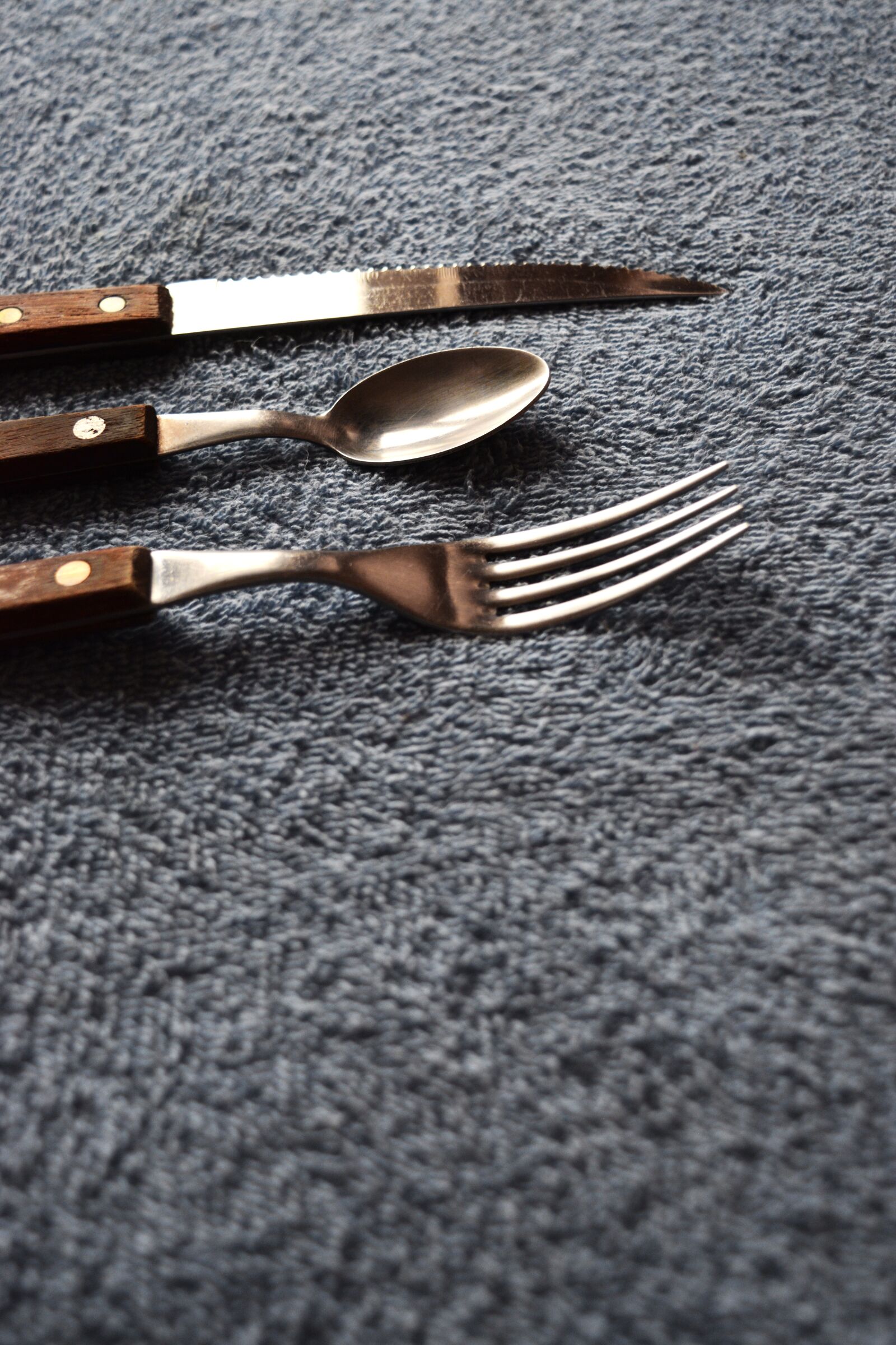 Nikon D3300 sample photo. Spoon, fork, knife photography
