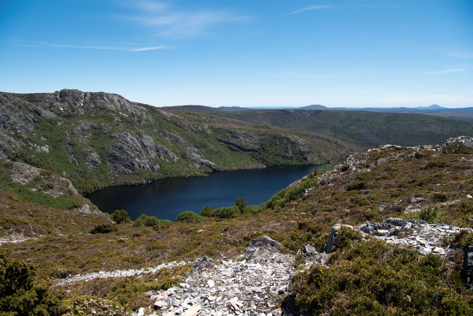 Nikon D750 sample photo. Crater lake, tasmania, cradle photography