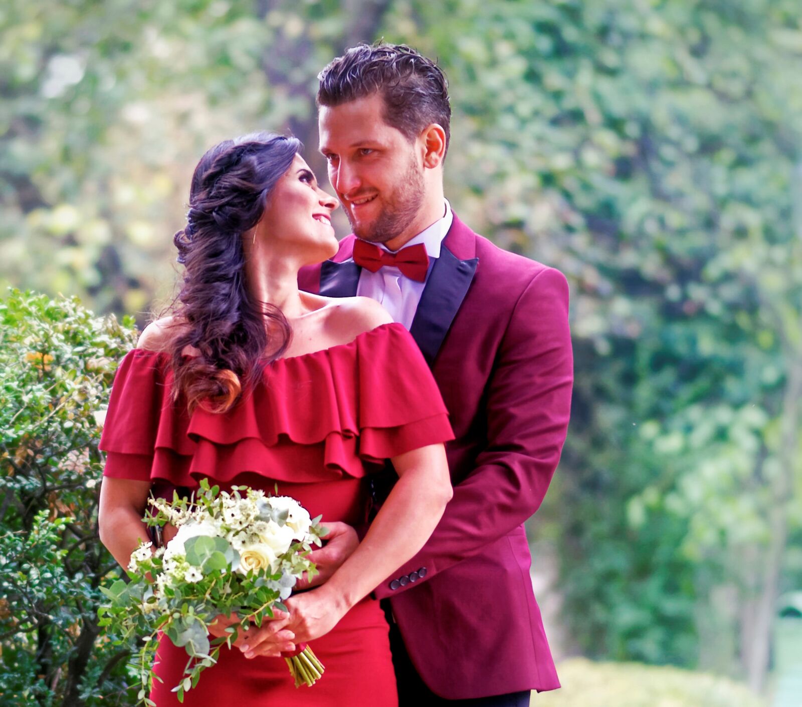 Nikon D5300 sample photo. Godparents, wedding, park photography