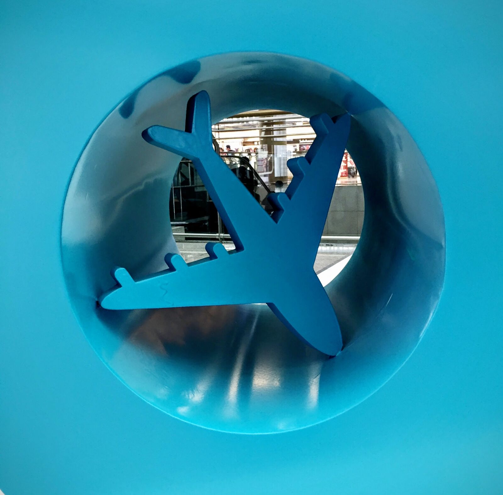 Apple iPhone 6 sample photo. 3d, airplane, airport, art photography
