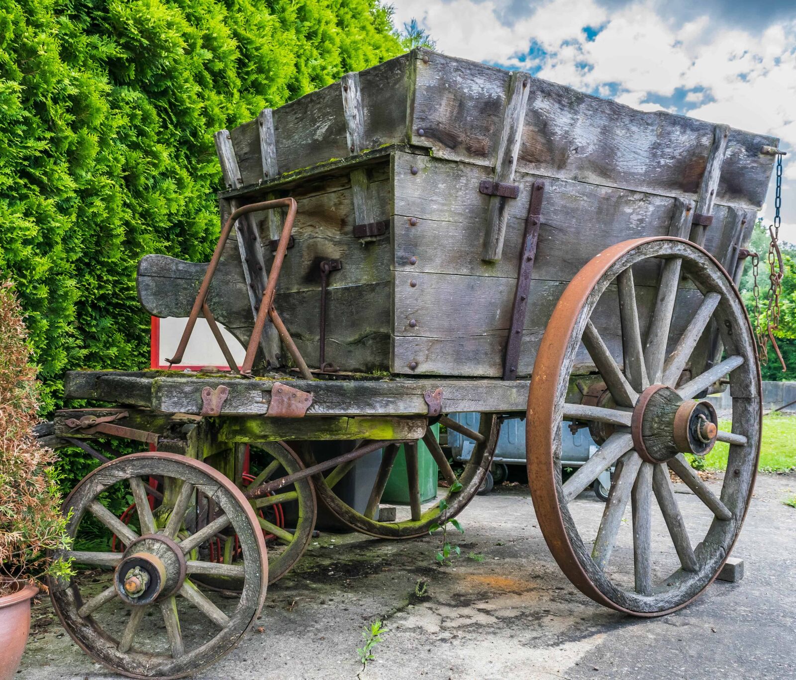 Nikon D3300 sample photo. Wood, wheel, cart, old photography