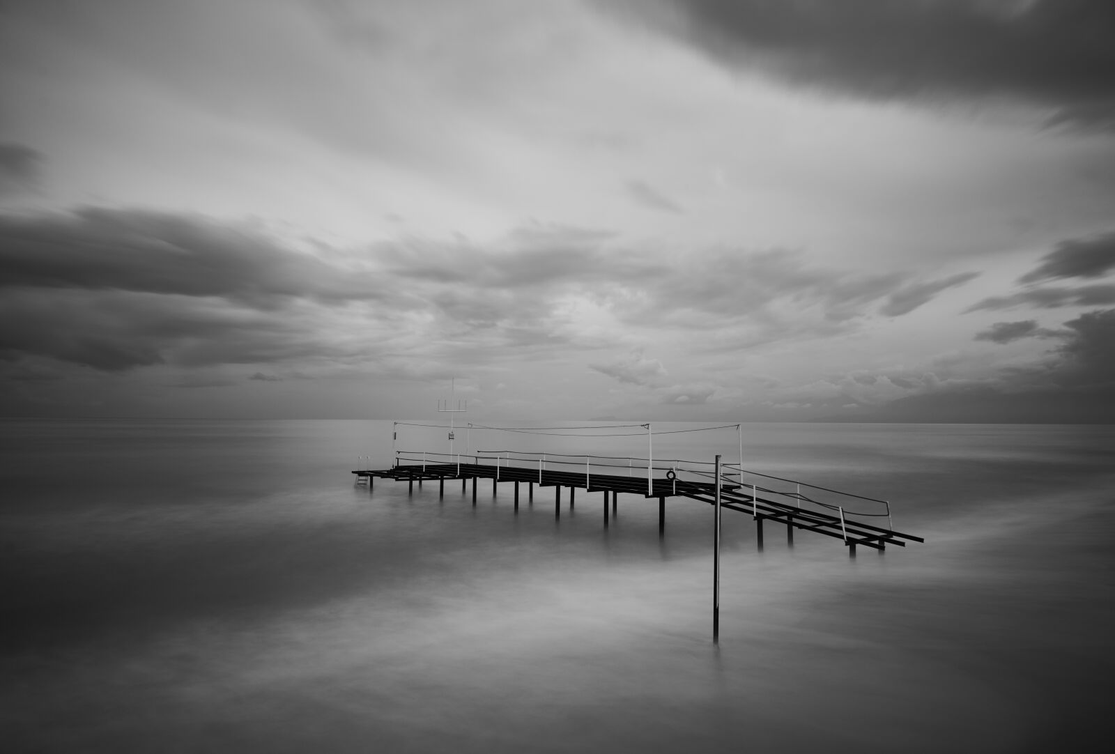 Sony a7R II sample photo. Iskele, black and white photography