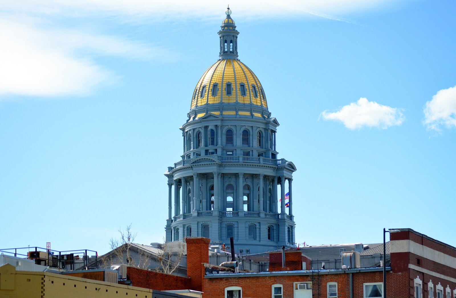 Nikon D3200 sample photo. Denver, state capitol, building photography