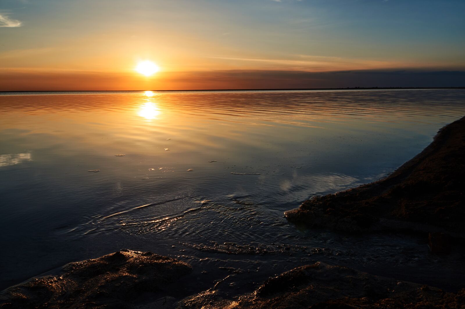 Sony E 18-55mm F3.5-5.6 OSS sample photo. Sunset, lake, summer photography