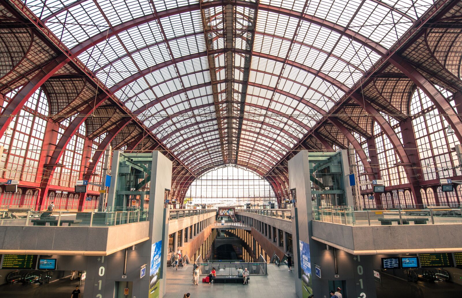 Nikon D610 sample photo. Antwerp, station, central station photography