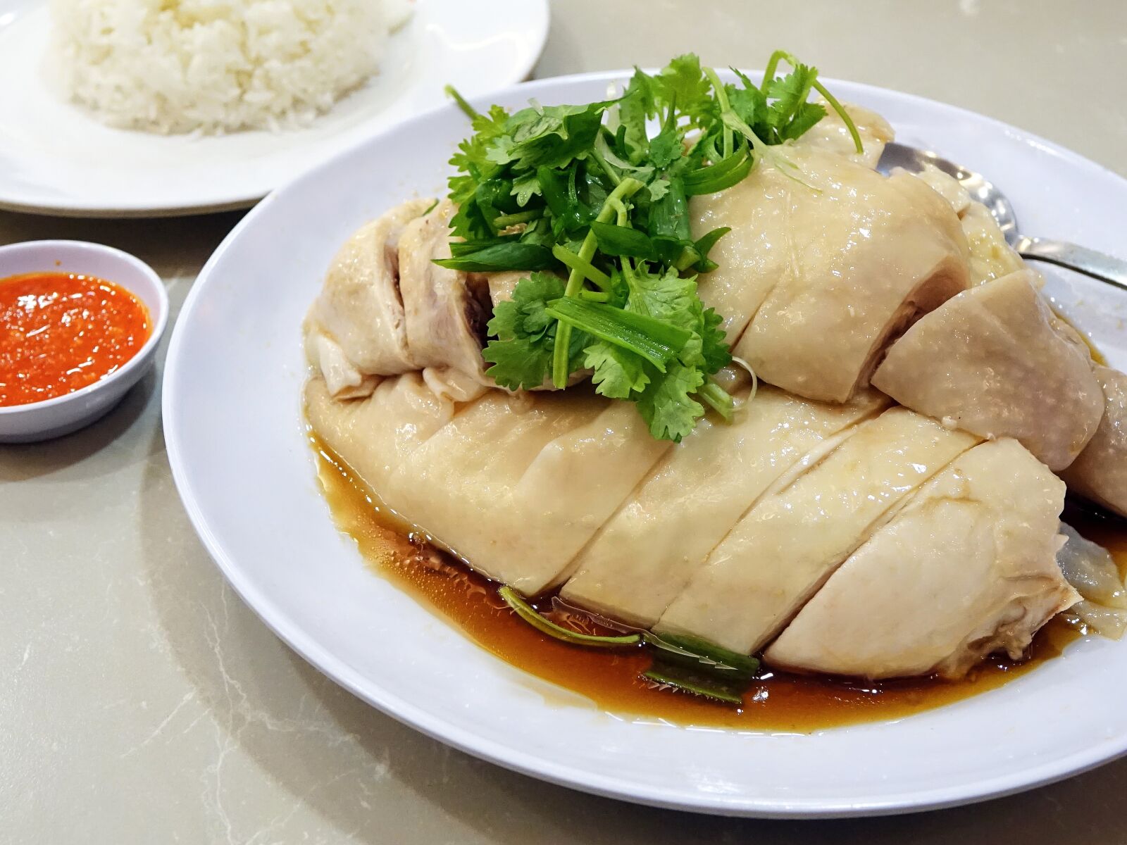 Sony Cyber-shot DSC-RX10 sample photo. Chicken rice, 白斩鸡, food photography