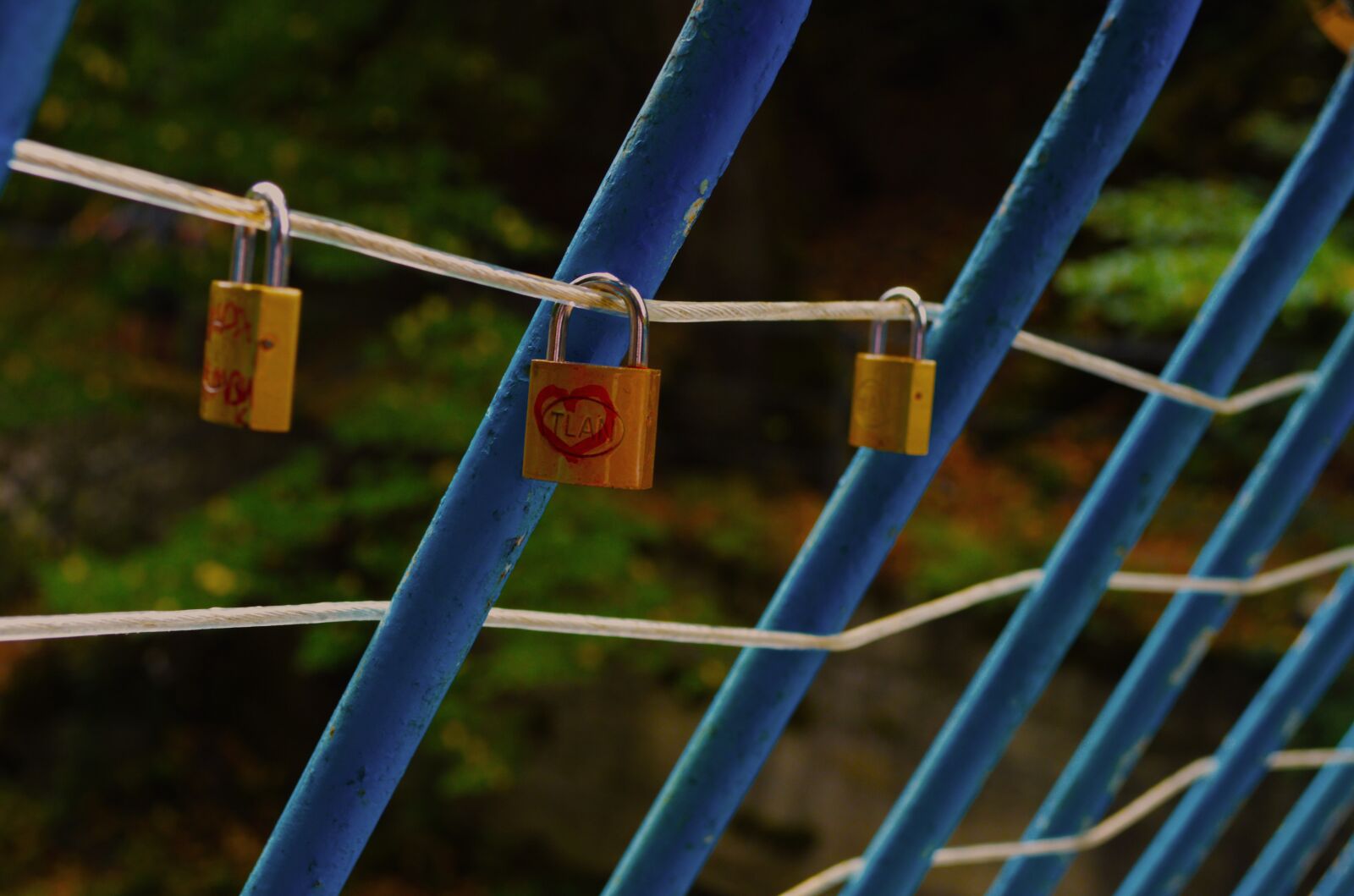 Nikon D3200 sample photo. Love, locks, padlock photography
