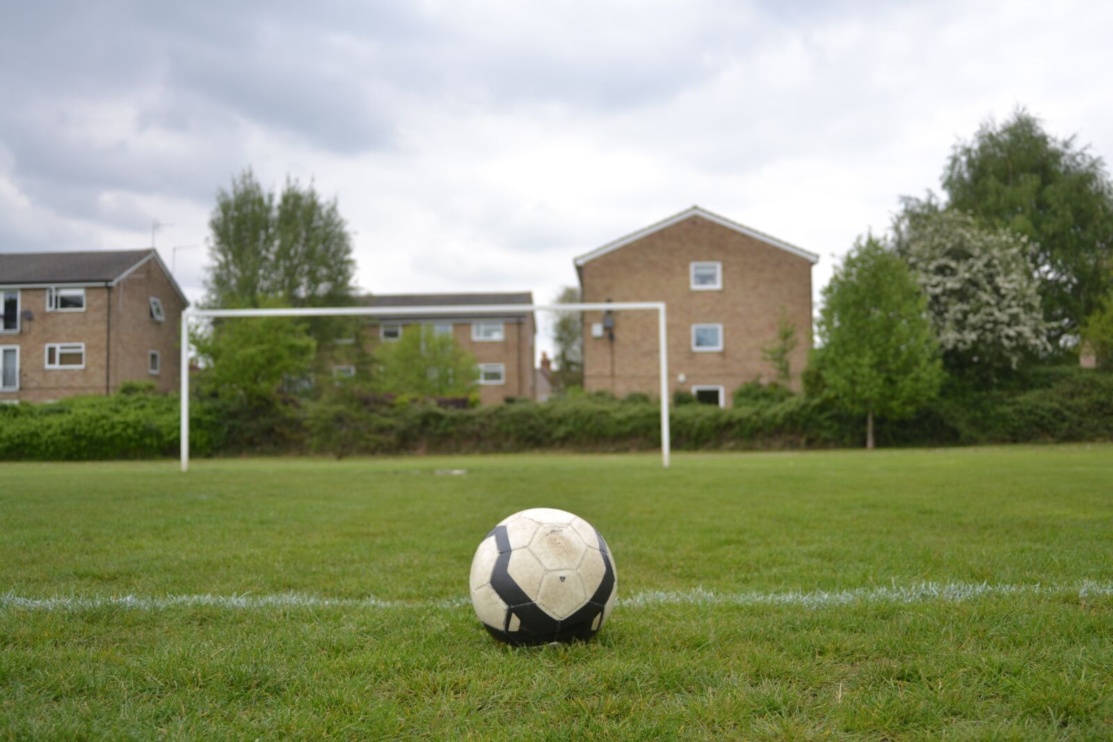 Nikon D3100 sample photo. Football, goal, soccer photography