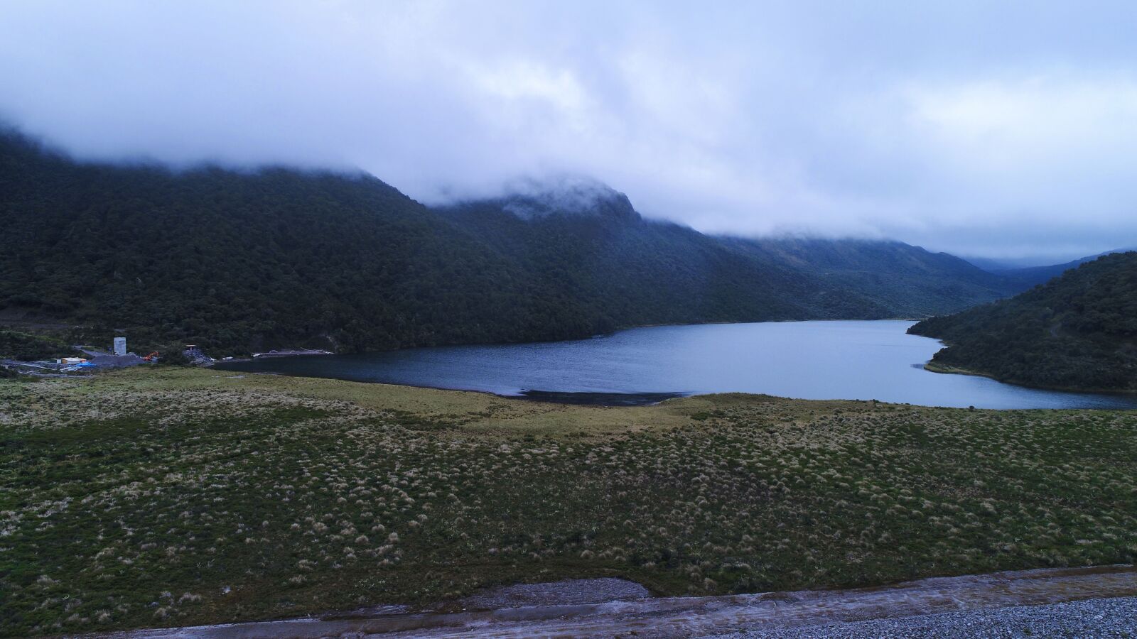 DJI FC6310 sample photo. Laguna, san marcos, ecuador photography