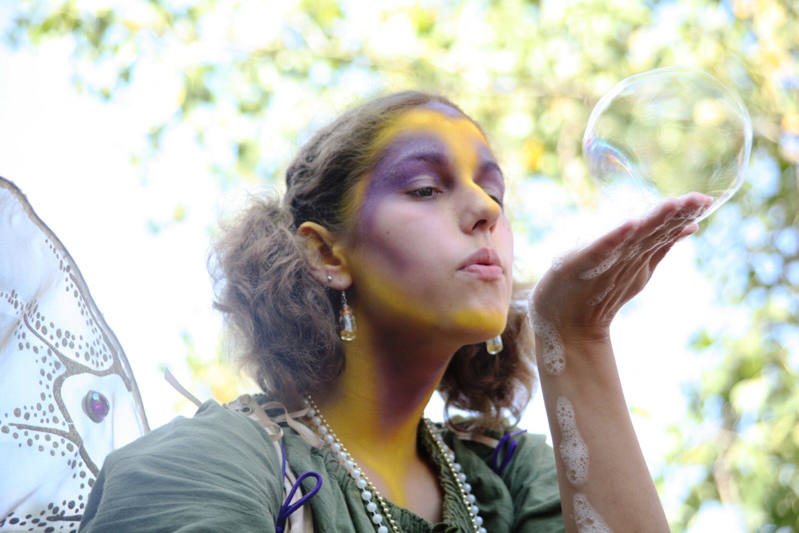 Canon EOS 5D sample photo. Fairy, soap, bubble photography