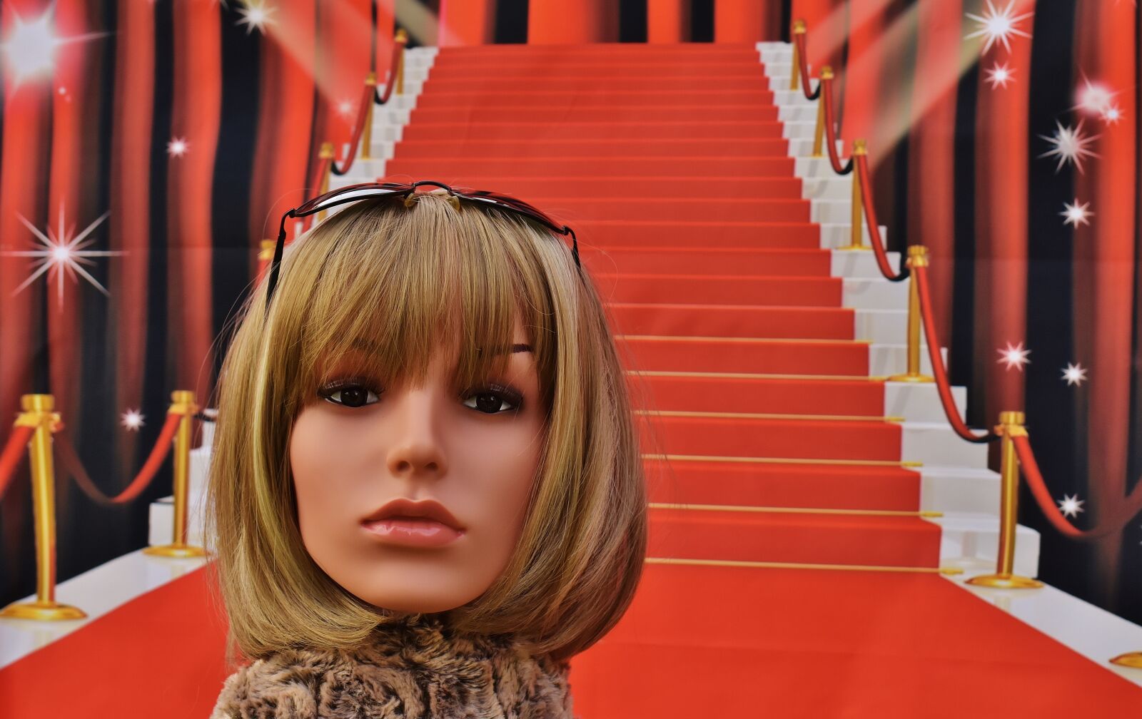 Nikon D7200 sample photo. Red carpet, stairs, glamour photography