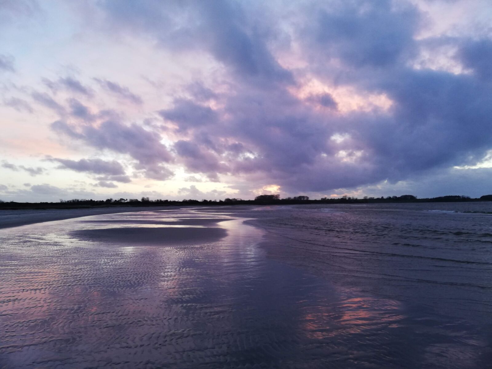 HUAWEI P20 lite sample photo. Sunset, water, beach photography
