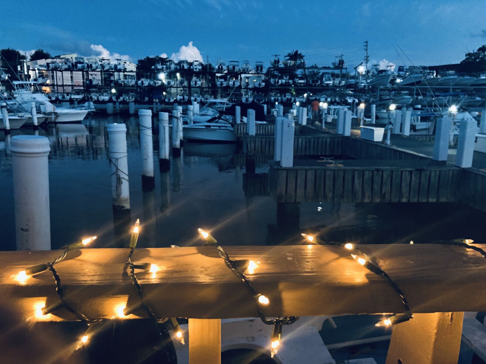 iPhone X back dual camera 4mm f/1.8 sample photo. Puerto rico, blue, port photography