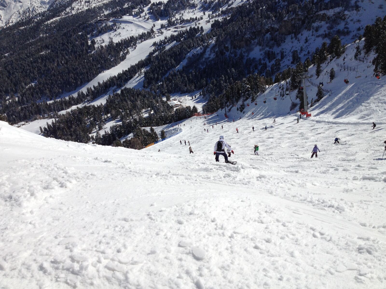 Apple iPhone 4S sample photo. Skiing, downhill photography