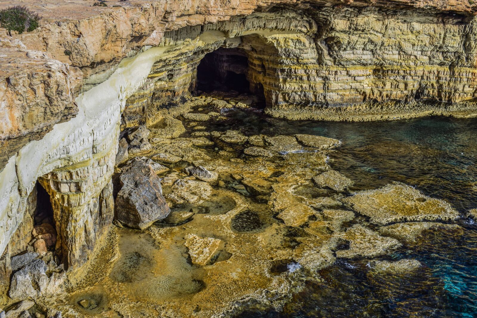 Nikon D3300 sample photo. Sea cave, cliff, sea photography