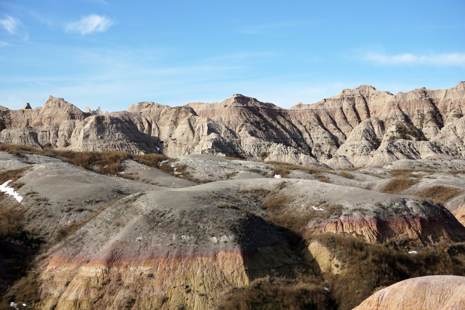 Sony E 55-210mm F4.5-6.3 OSS sample photo. Badlands, badlands national park photography