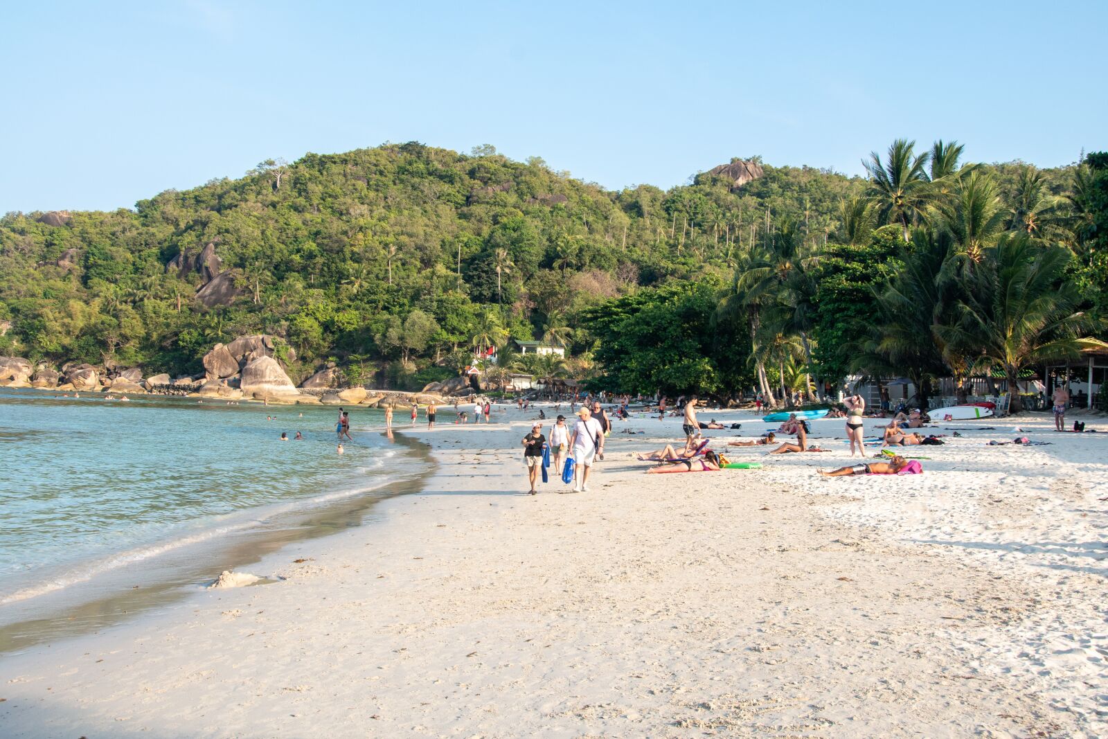 Nikon D5600 sample photo. Beach, mountains, trees photography