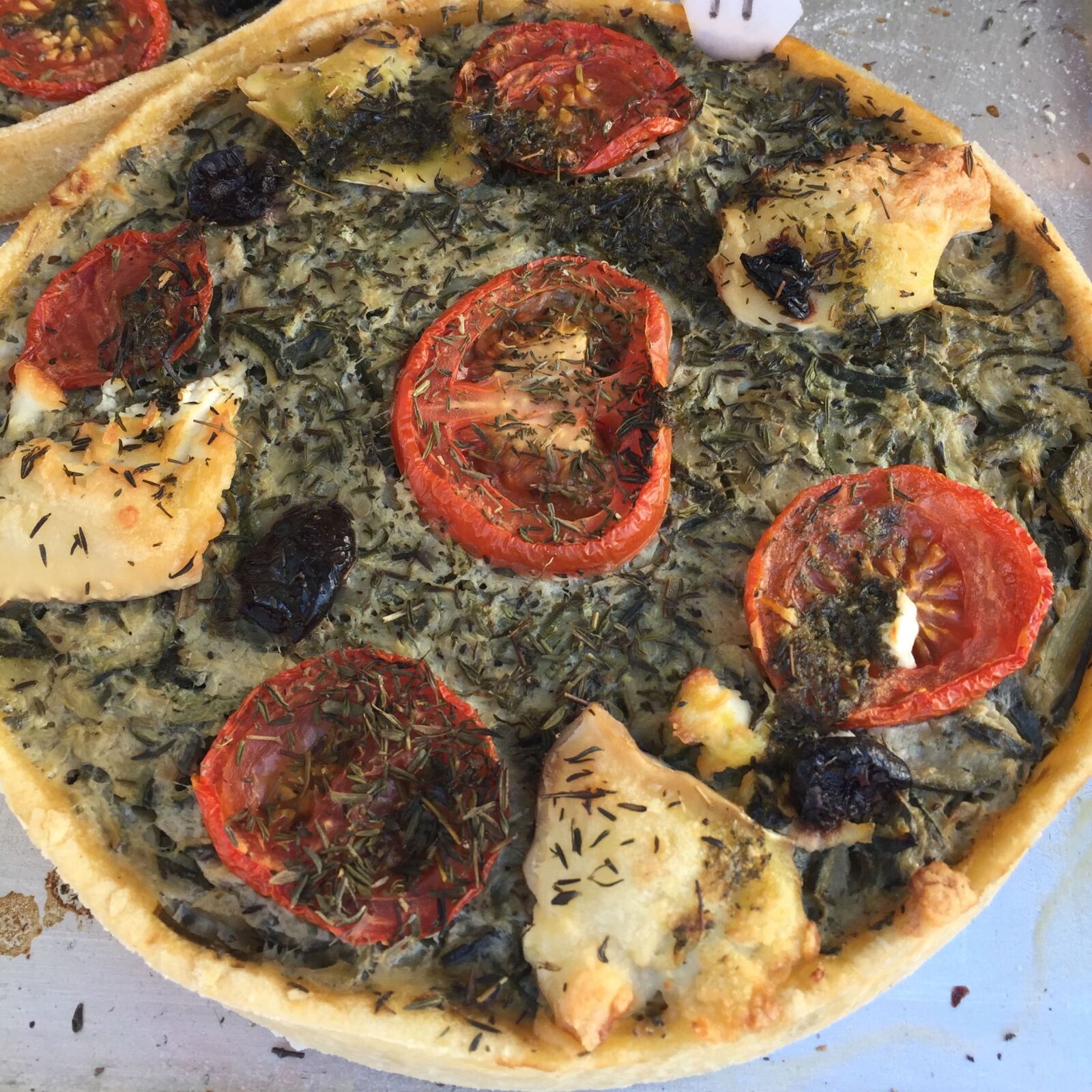 iPhone 6 back camera 4.15mm f/2.2 sample photo. Pie, quiche photography