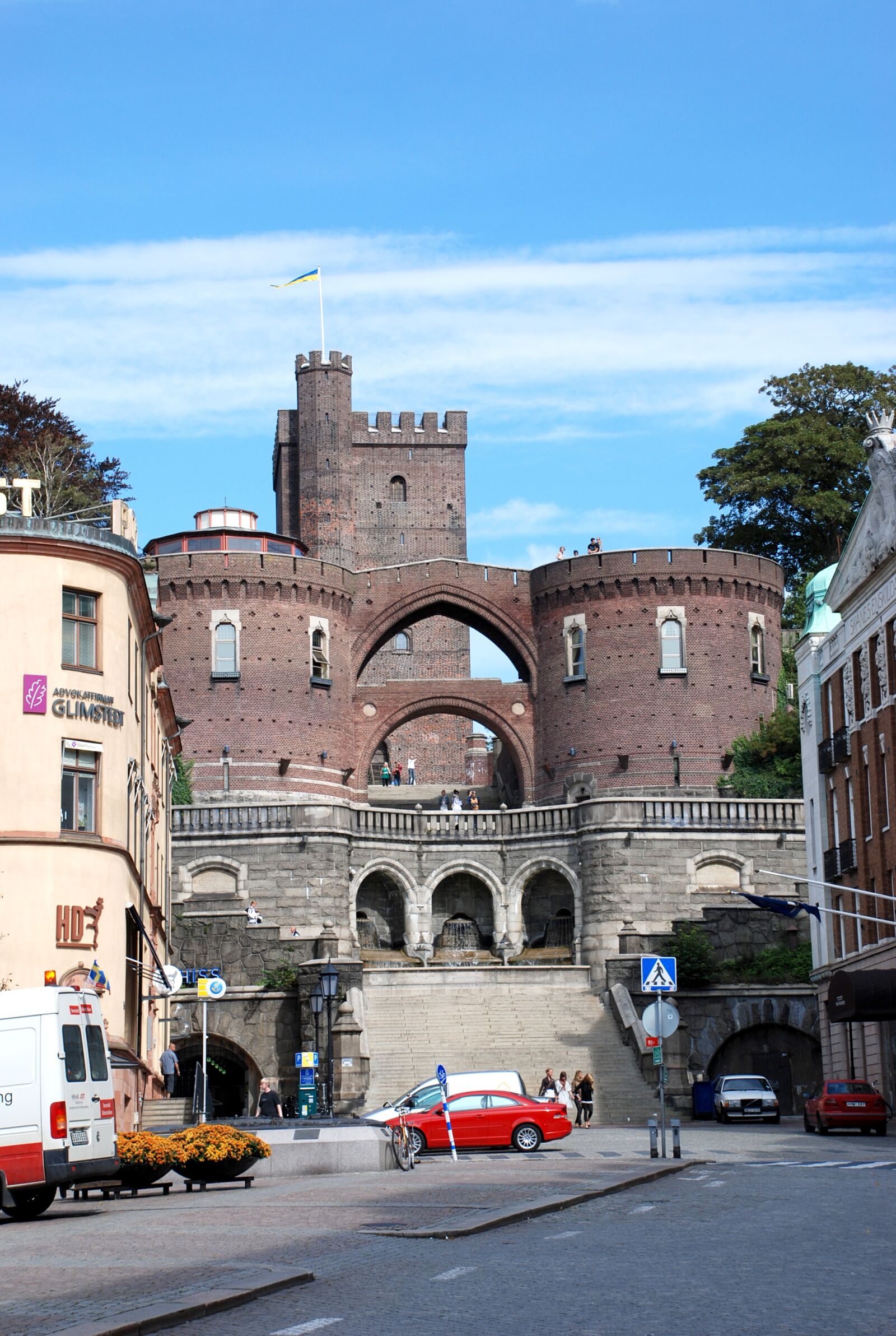 Nikon D80 sample photo. Helsingborg, core, terrace stairs photography