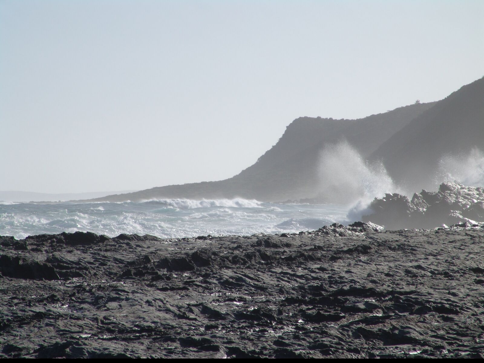 Sony DSC-F828 sample photo. Rock, sea, nature photography