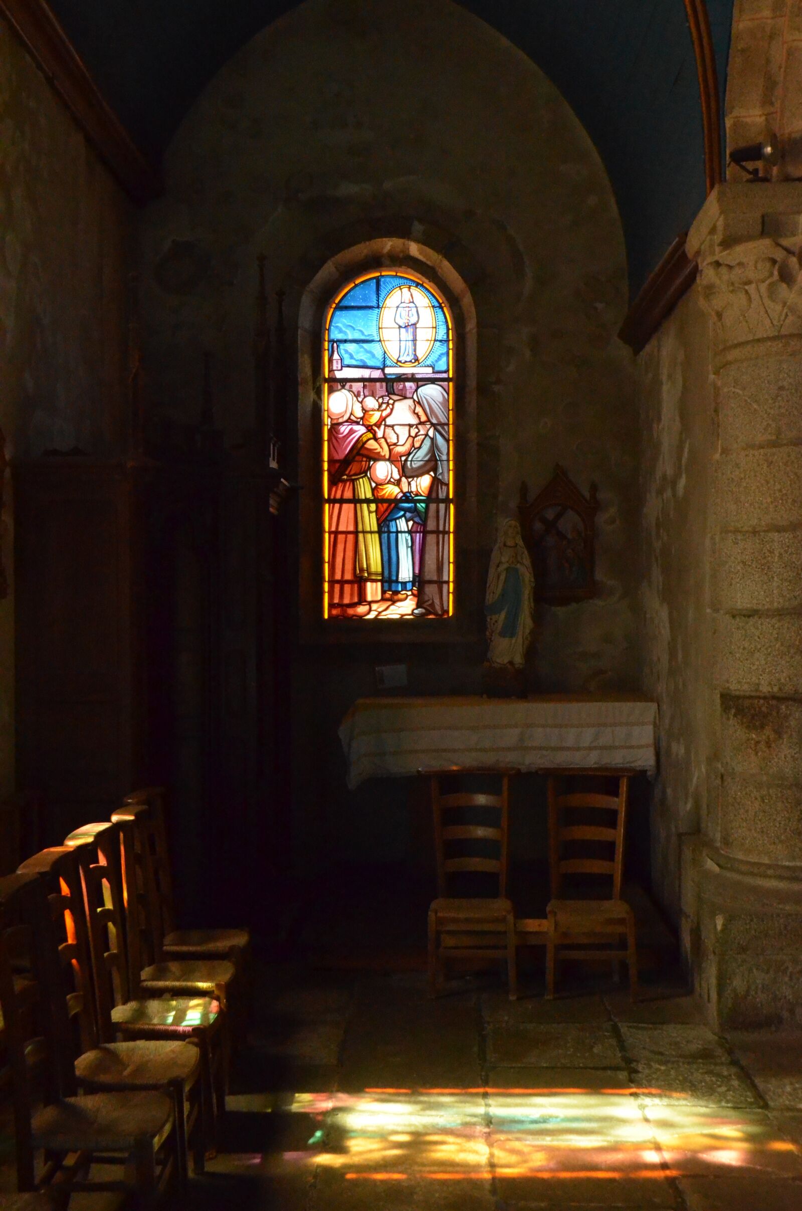 Nikon D7000 sample photo. Window, stained glass, sunlight photography