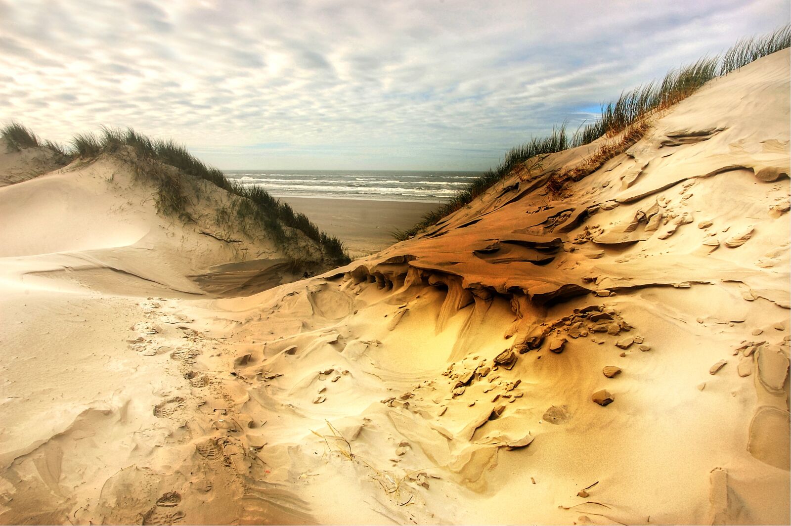Nikon D40 sample photo. Dunes, beach, sea photography