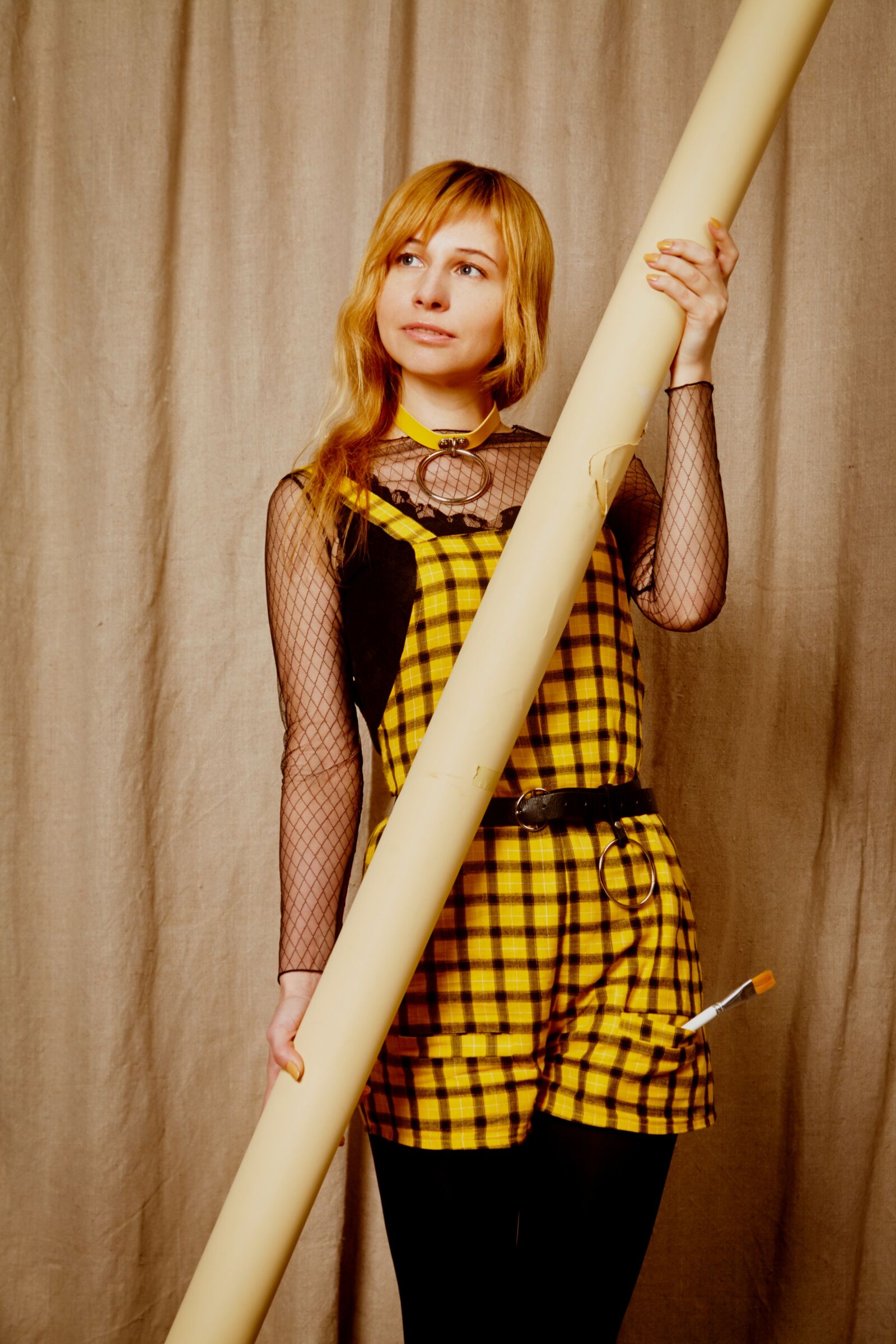 Canon EOS 5D Mark II sample photo. Girl, jumpsuit, scottish cage photography
