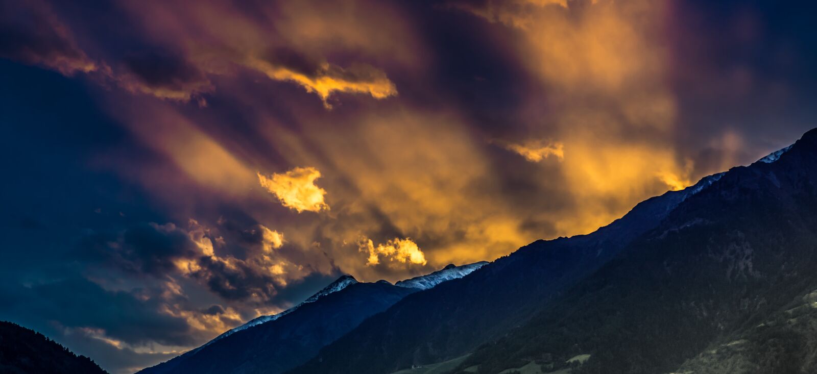 Sony SLT-A77 sample photo. Sunset, south tyrol, alpine photography