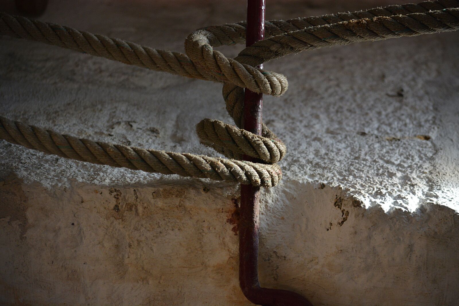Nikon D5200 sample photo. Rope, node, ropes photography