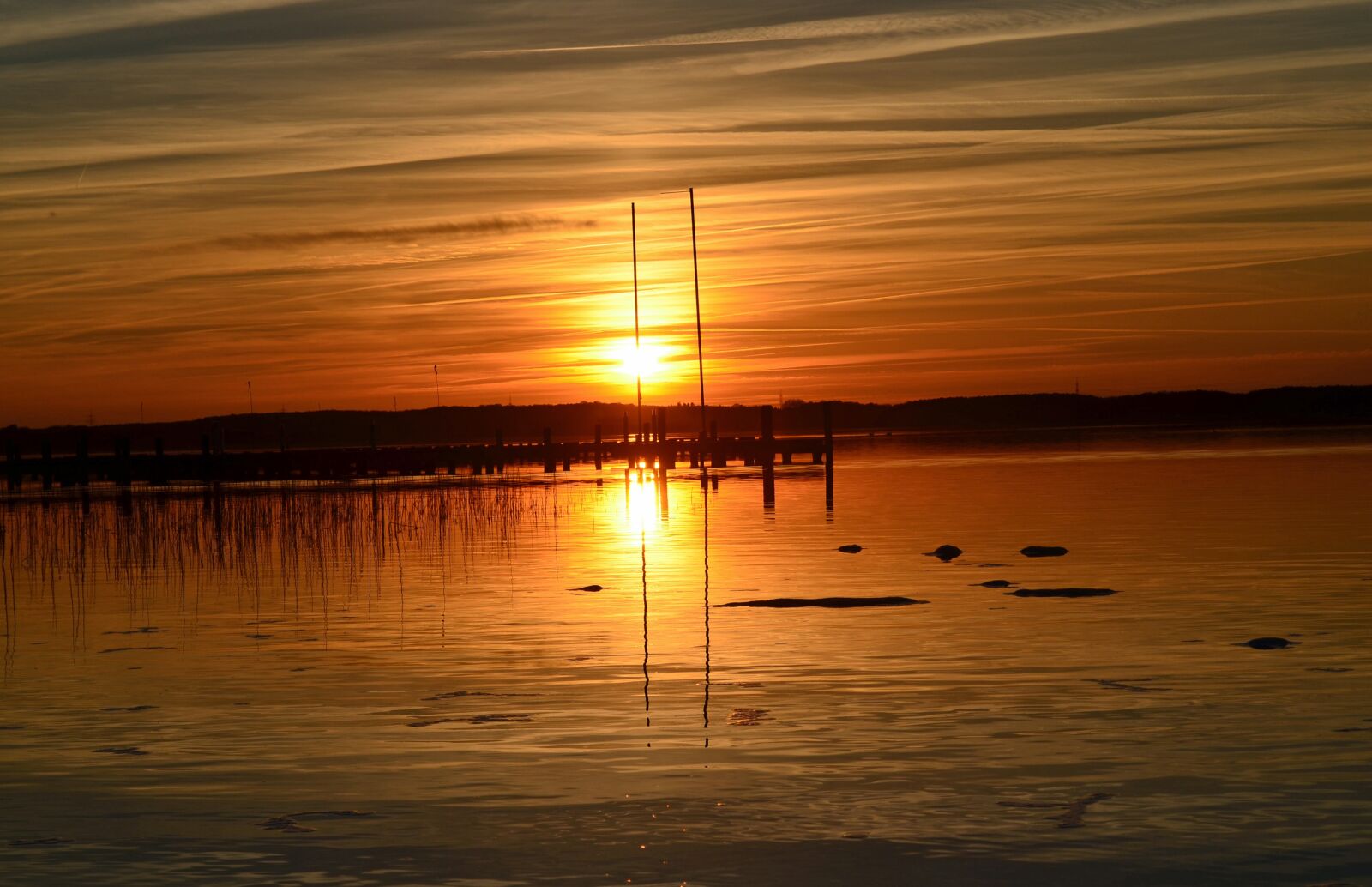 Nikon D5100 sample photo. Sunset, lake, abendstimmung photography