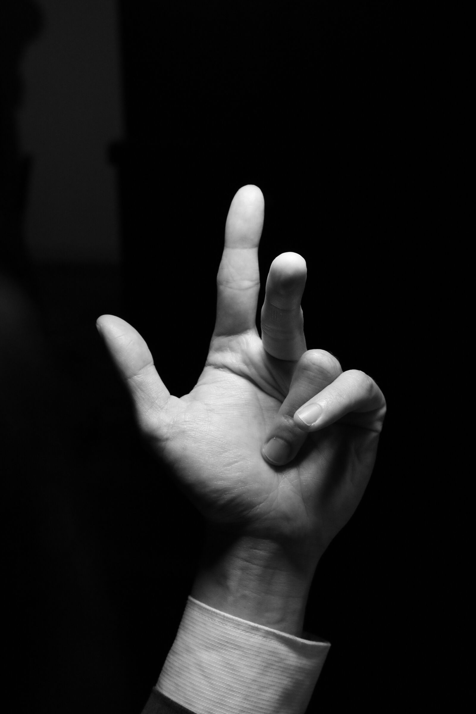 Canon EOS 80D sample photo. Hand, black and white photography