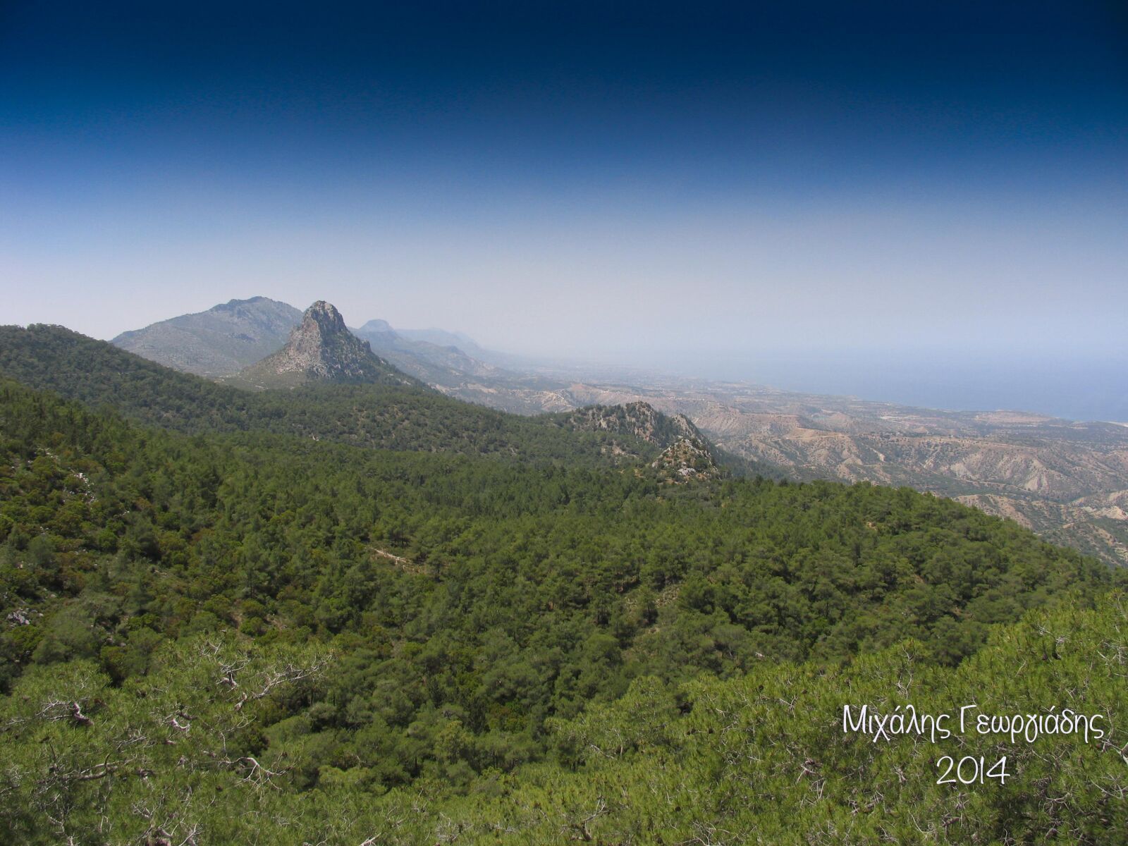 Canon POWERSHOT PRO1 sample photo. Green, mountain, blue-sky photography