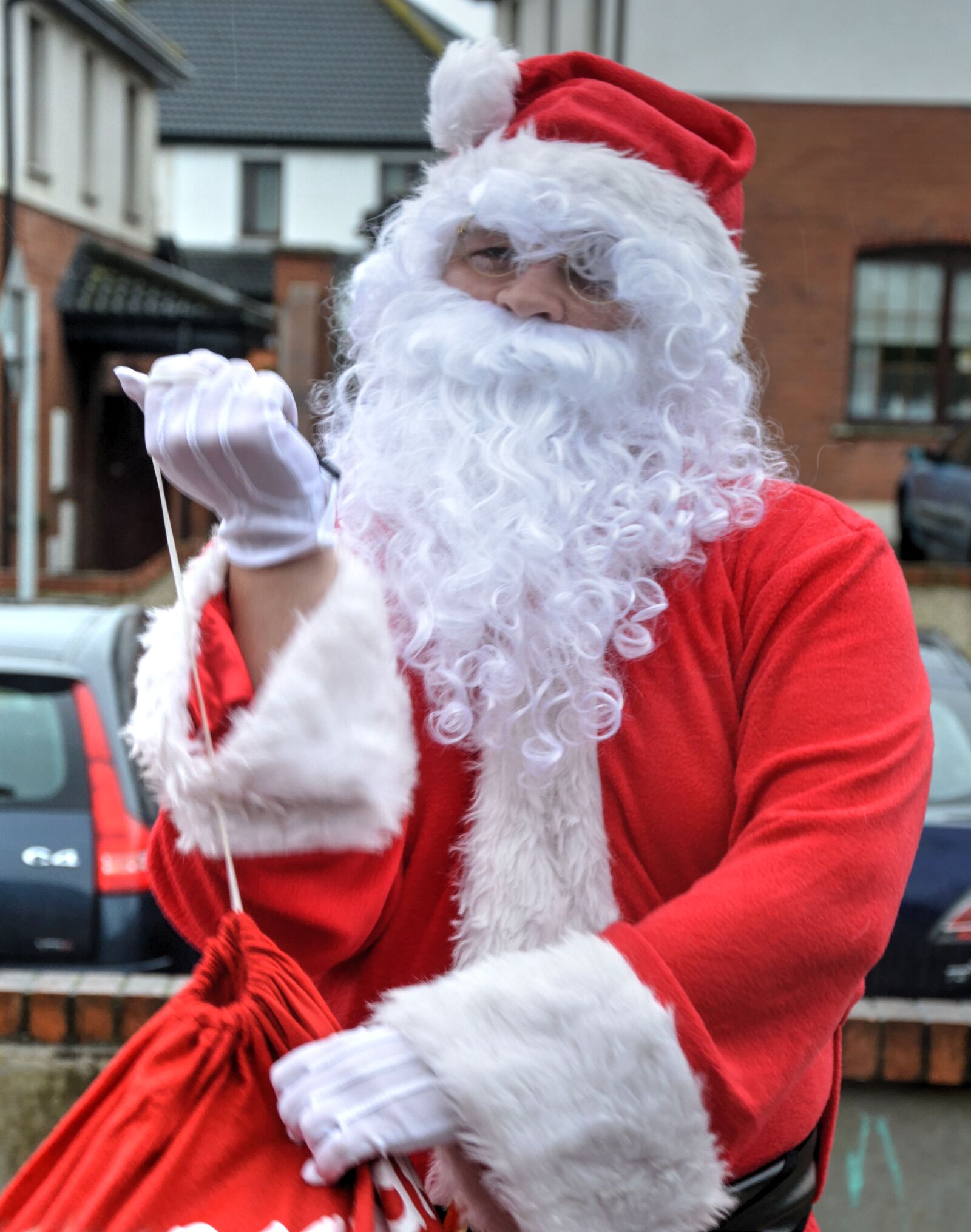 Nikon D5200 sample photo. Santa clause, red jacket photography