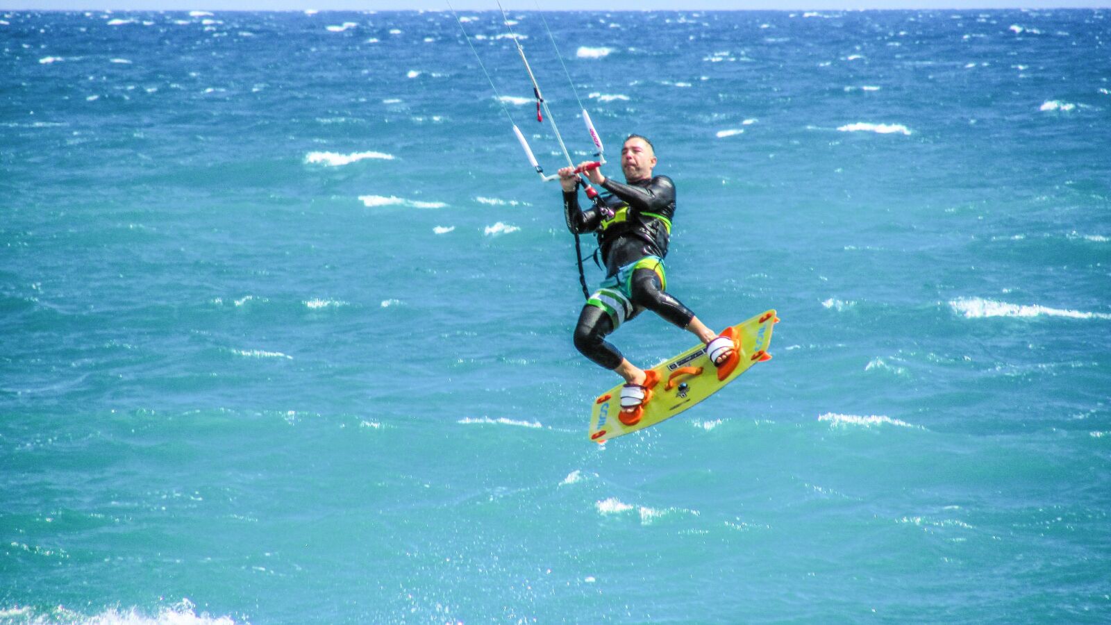 Canon PowerShot SX400 IS sample photo. Kite, surf, sport photography