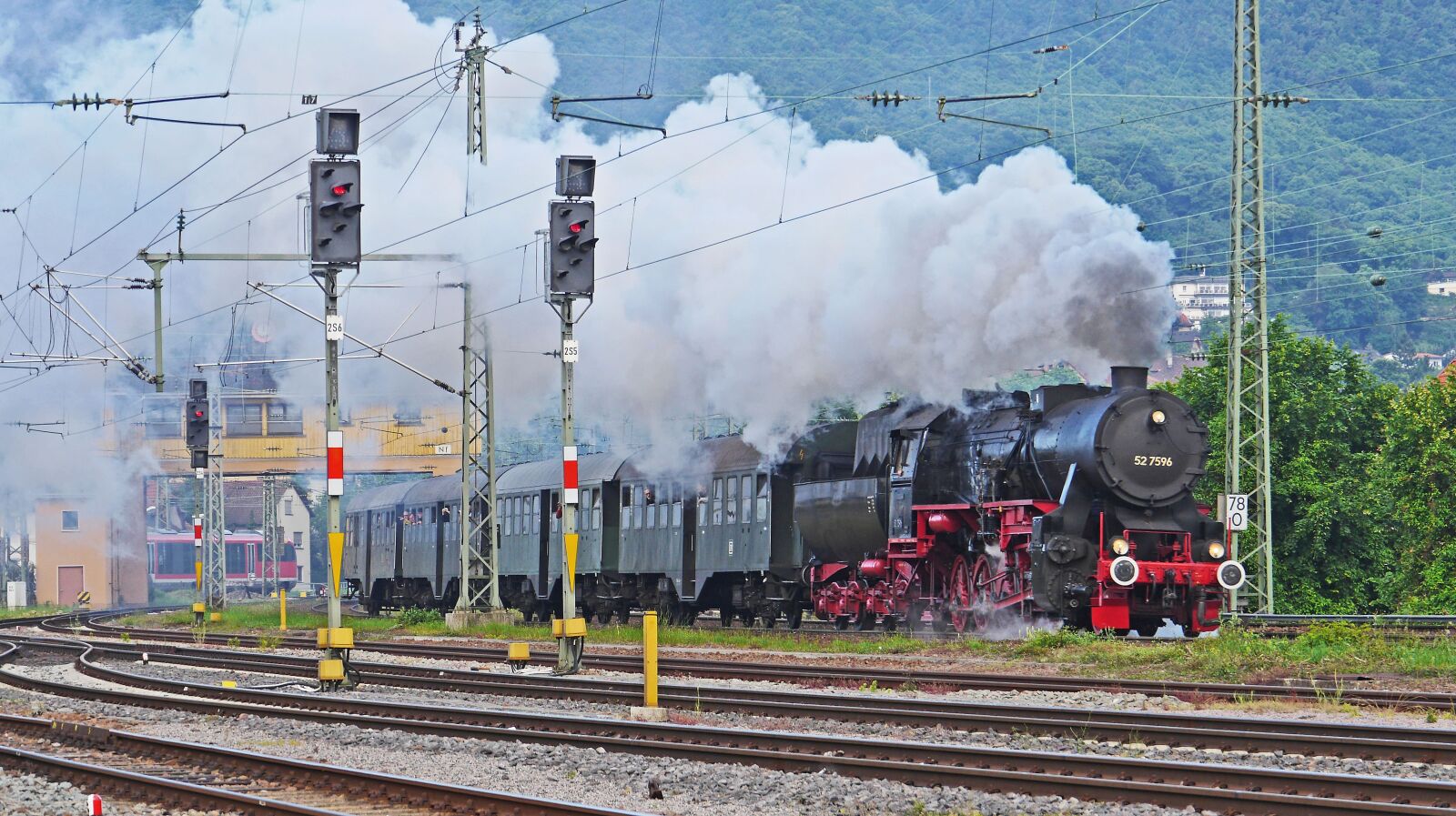 Panasonic Lumix DMC-GH3 sample photo. Steam train, steam locomotive photography