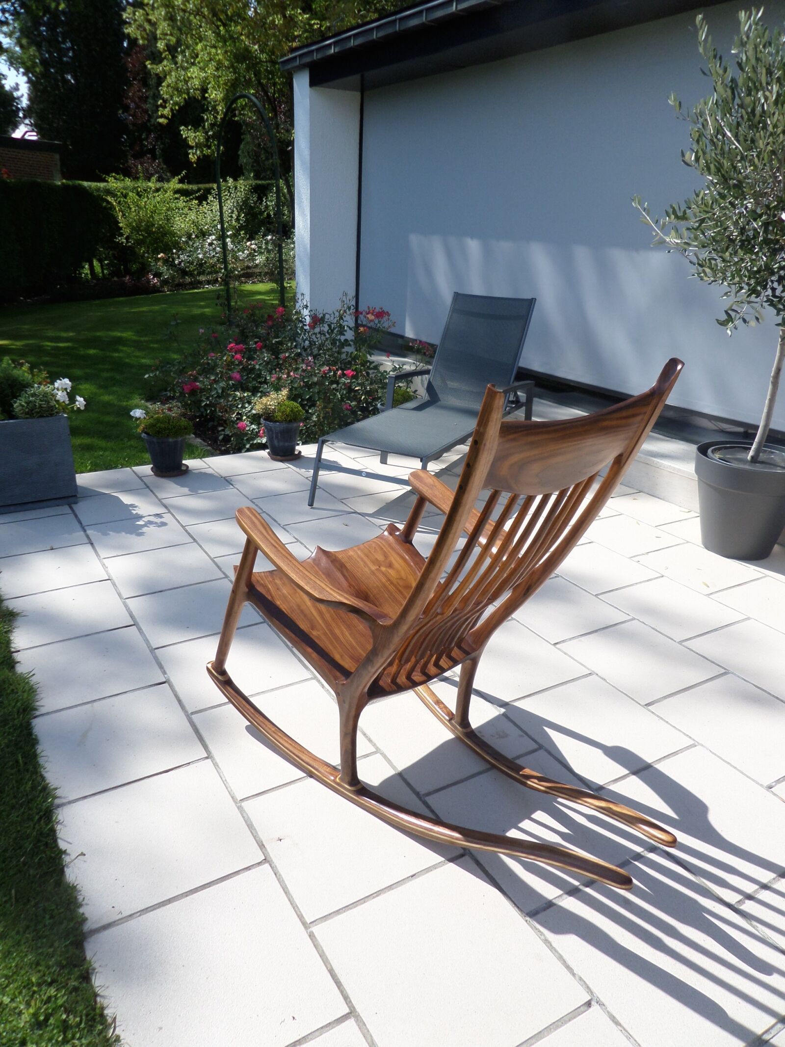 Samsung WB30F/WB31F/WB32F sample photo. Rocking chair, walnut, seat photography