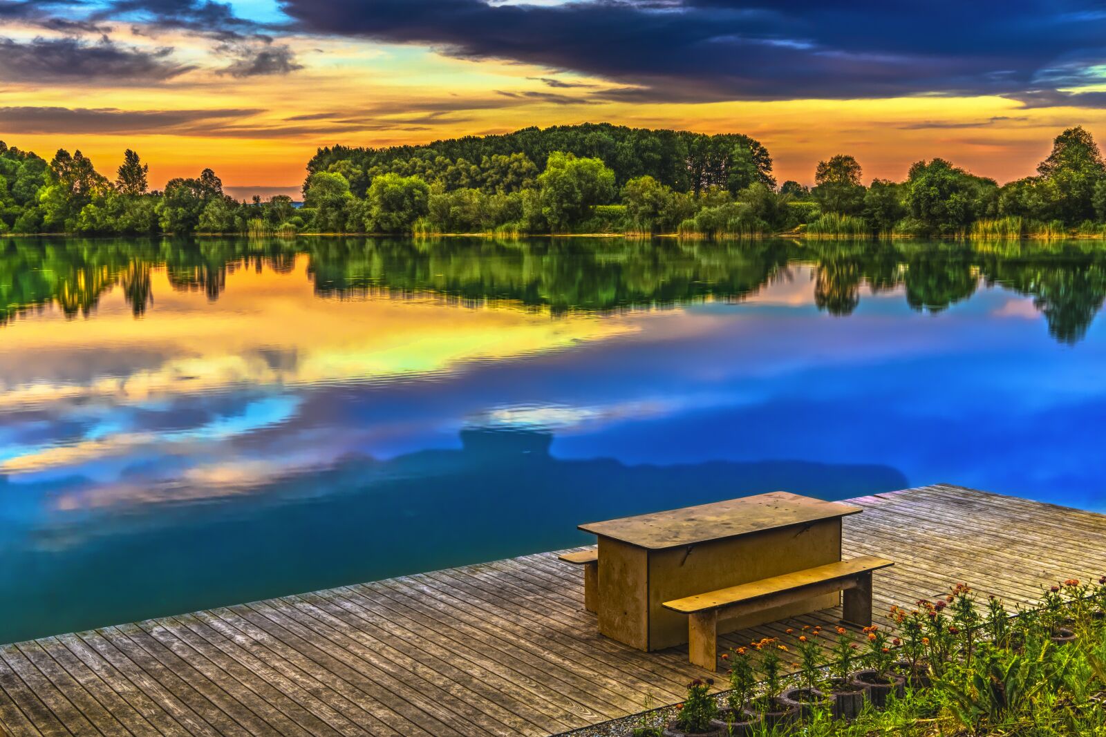 Sony a6300 sample photo. Sunset, lake, abendstimmung photography
