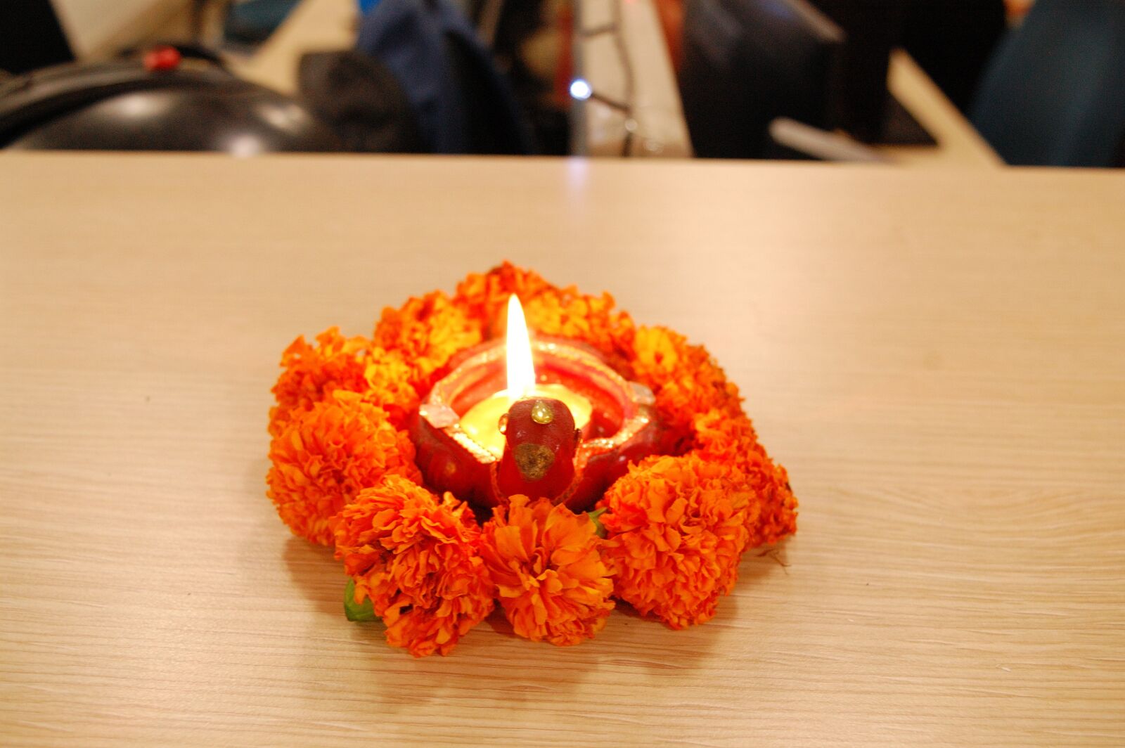 Nikon D40 sample photo. Diwali, earthen lamp, deepawali photography