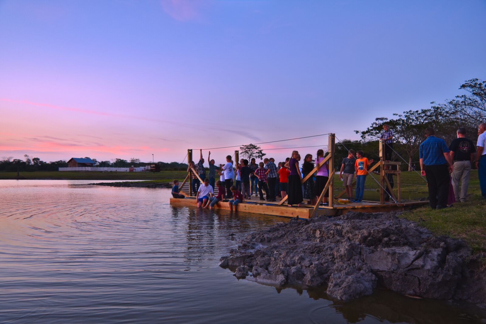 Nikon D7200 sample photo. Dusk, ferry, lake photography