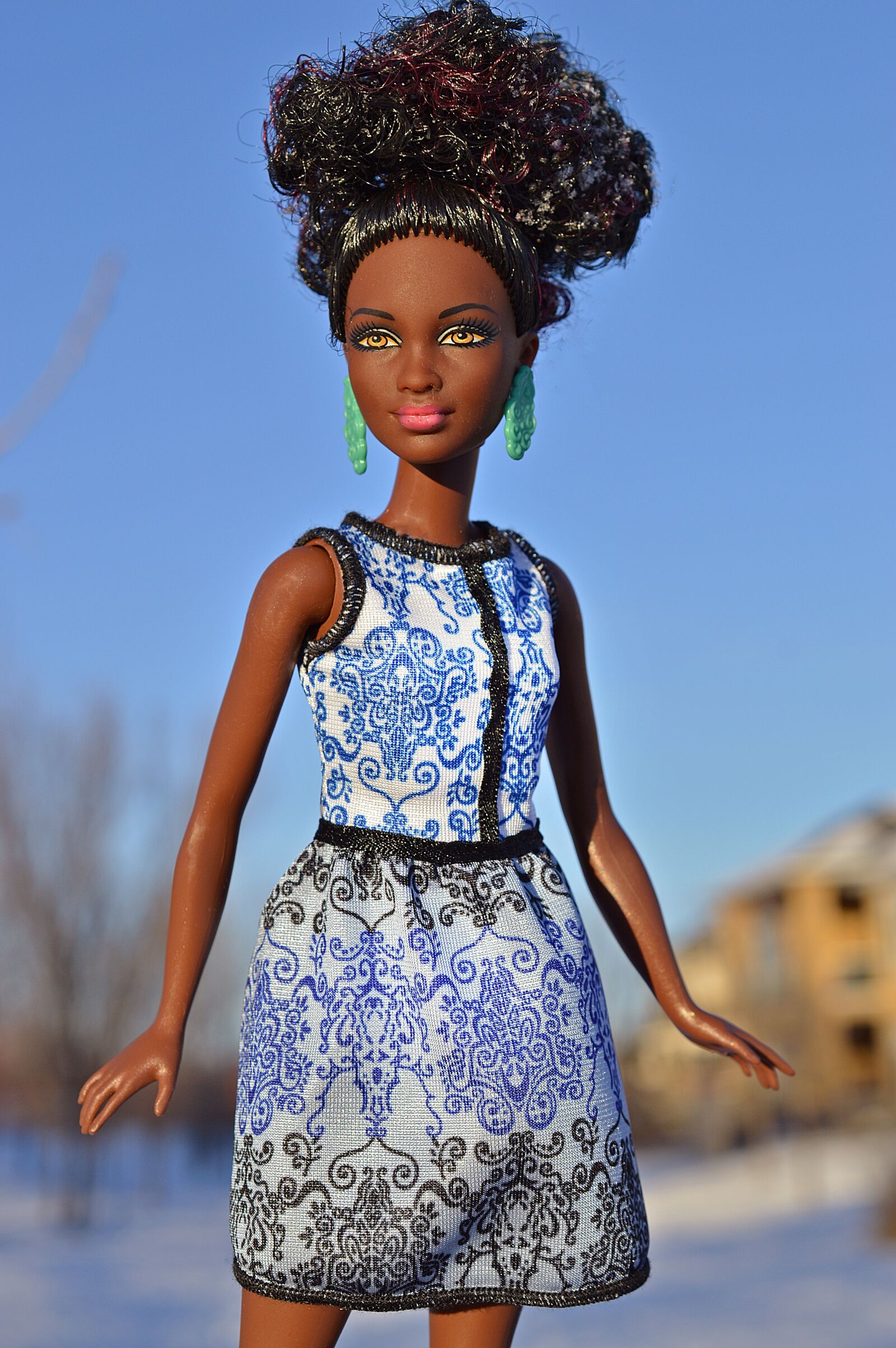 Nikon D3200 sample photo. Doll, black, african-american photography